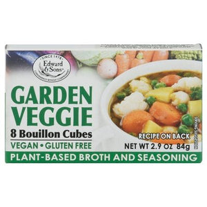 Edward & Sons Garden Veggie Cubes 12/2.9 Oz [UNFI #21189]