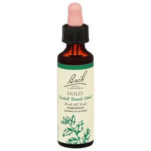 Bach Flower Essences Holly 20 Ml [UNFI #86670] T