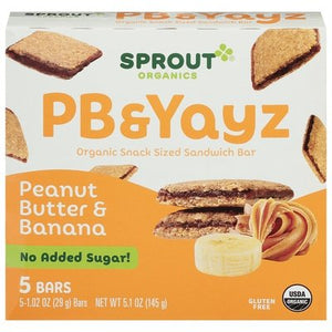 Sprout Pb & Yayz Peanut Butter & Banana 6/5.1 Oz [UNFI #74845]