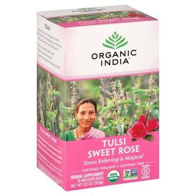Organic India Sweet Rose 6/18 Ct [UNFI #38299] T