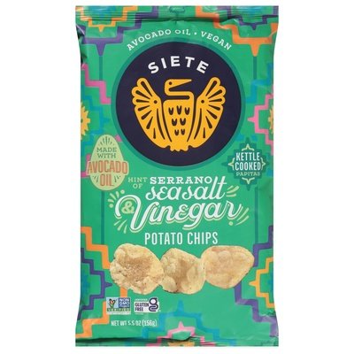 Siete Serrano Sea Salt And Vinegar 6/5.5 Oz [UNFI #27362]