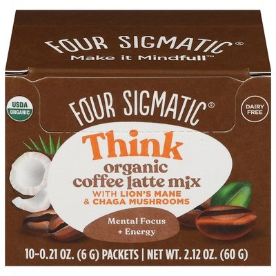 Four Sigmatic Coffee Latte 10 Ct [UNFI #58895]