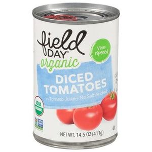 Field Day Diced Tomatoes No Salt Added 12/14.5 Oz [UNFI #05867]