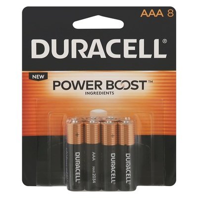Duracell Alkaline Battery Aaa 1.5 V 10/8 Ct [UNFI #56170] T