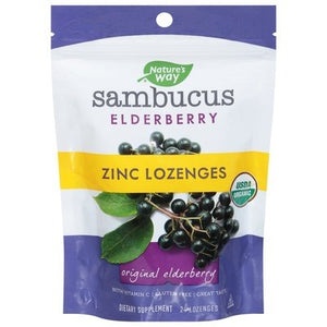 Natures Way Lozenges Sambucus Zinc 24 Ct [UNFI #38215] T