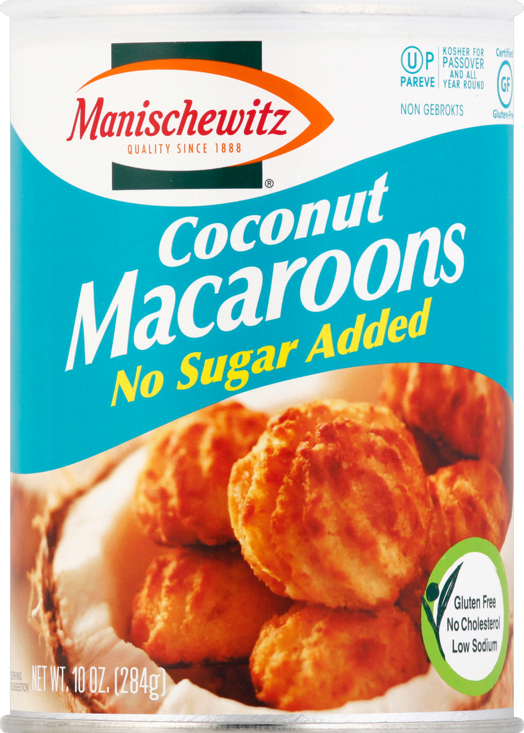 Manischewitz Macaroon Coconut Sugar Free 12/10 Oz [UNFI #20347]