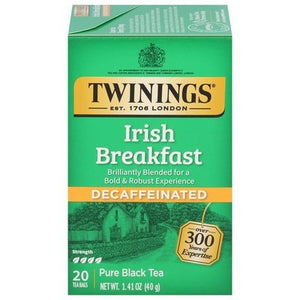 Twinings Breakfast Irish Decaf 6/20 Bag [UNFI #27003]