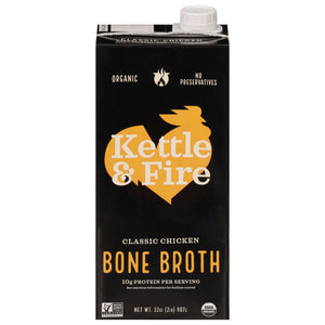 Kettle & Fire Classic Chicken Bone Broth Og2 8/32 OZ [UNFI #53176]