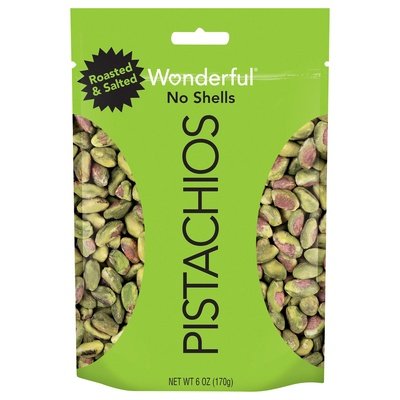 Wonderful Pistachios Salted Roasted 10/6 Oz [UNFI #14778]
