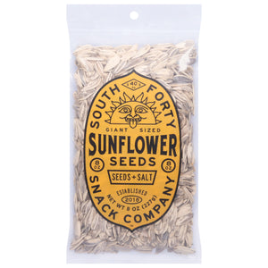 South Forty Snack Co Sunflower Seeds Giant+Salt 5/8 Oz [UNFI #72568]