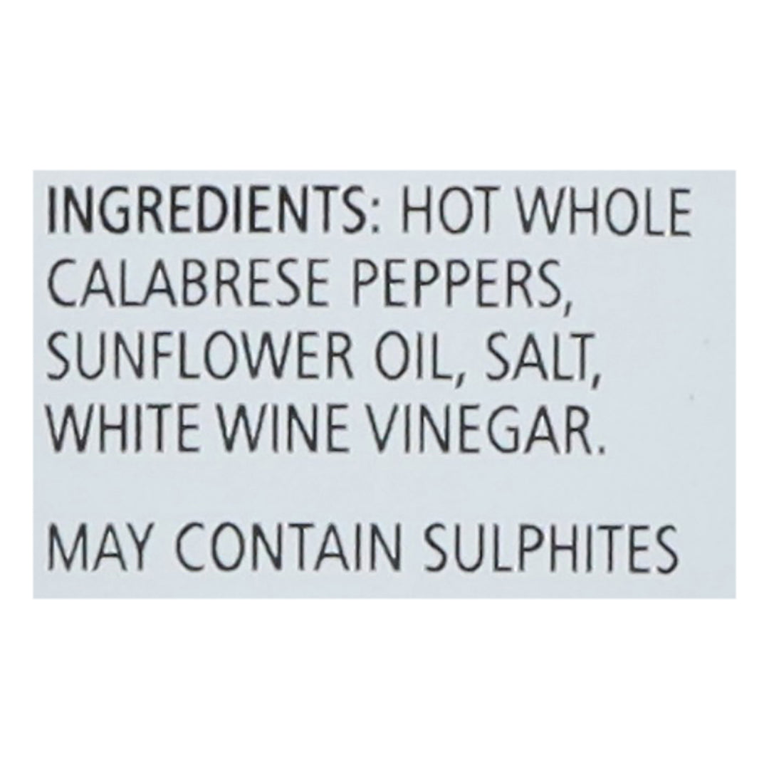 Bono Peppers Hot Calabrese Whole 6/9.17 Oz [UNFI #29630]