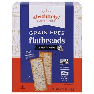 Absolutely Gluten Free Flatbreads Everything 12/5.29 Oz [UNFI #33030]