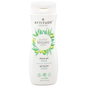 Attitude Super Leaves Pear & Amber Shower Gel 16 OZ [UNFI #41309] T