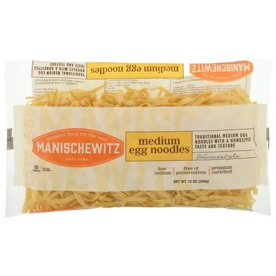 Manischewitz Noodles Egg Medium 12/12 Oz [UNFI #74211]