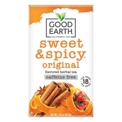 Good Earth Sweet & Spicy Caffeine Free 6/18 Bag [UNFI #73291]
