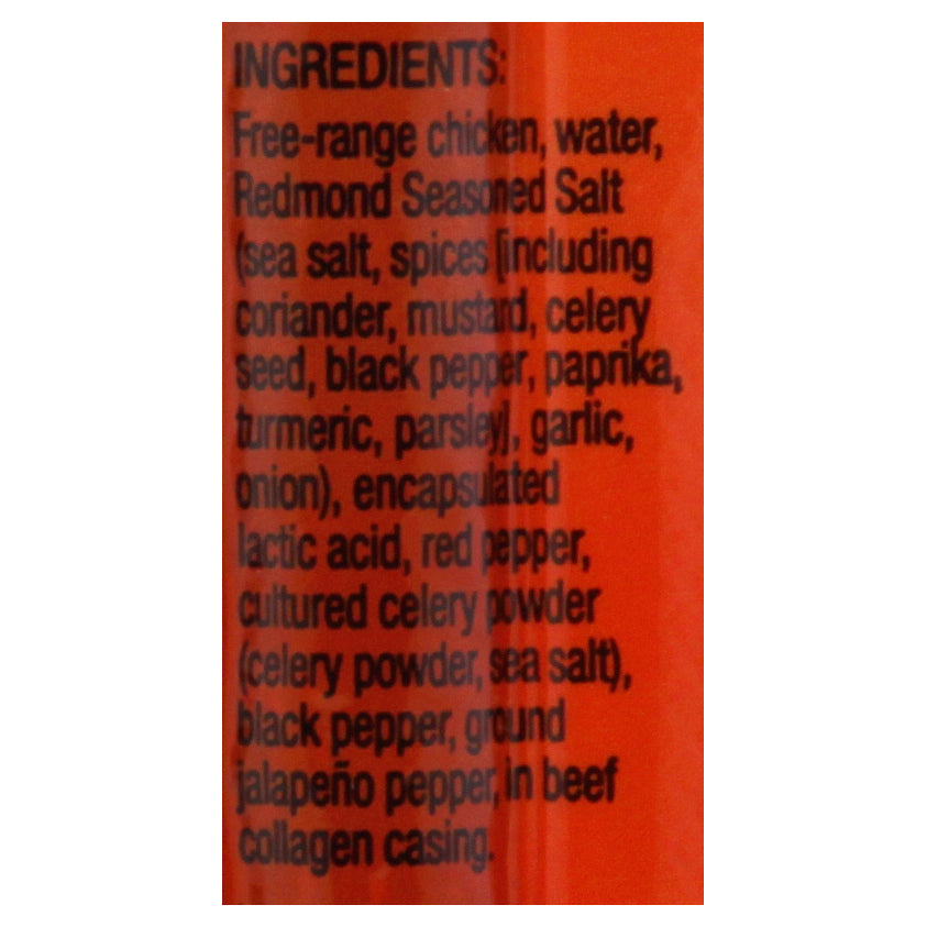 Nicks Sticks Snack Stck,Spcy Chickn,Fr Rng 25/1.7 Oz [UNFI #00641]
