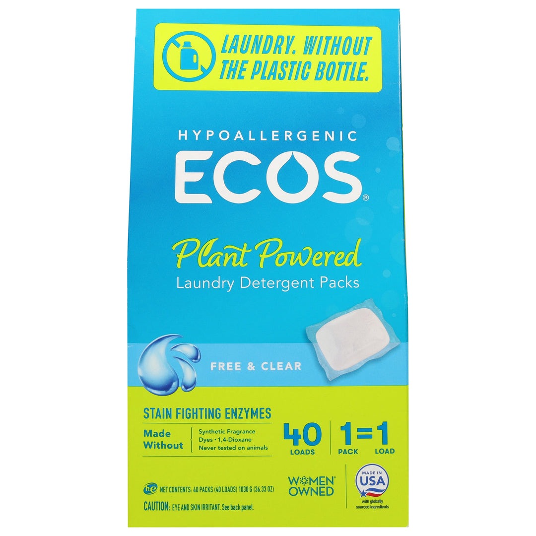 Ecos Packs Free Clear 6/40 CT [UNFI #30912] T