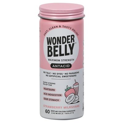 Wonder Belly Strawberry Milkshake 4/60 Ct [UNFI #25414] T