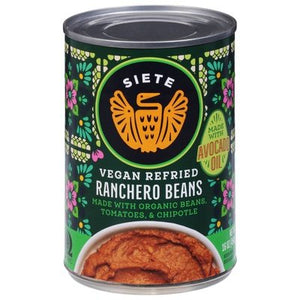 Siete Ranchero Refried Beans 12/16 Oz [UNFI #06292]