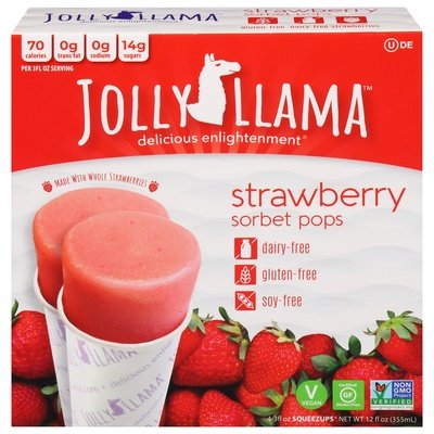 Jolly Llama Strawberry 6/4 Ct [UNFI #73562]