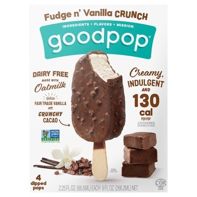 Goodpop Fudge Nvanilla Crunch 8/4/2.25 Oz [UNFI #85416]