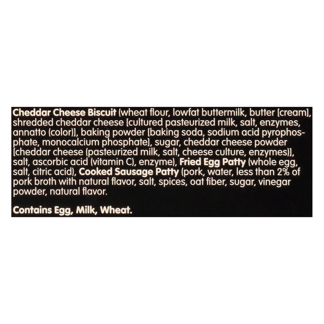 Mason Dixie 2Pk Cheddar Breakfast Sndwich 10/9.3 Oz [UNFI #15148]