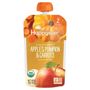 Happy Baby Apples Pumpkin & Carrots 16/4 Oz [UNFI #26761]