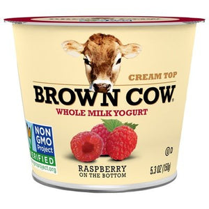 Brown Cow Raspberry 12/5.3 Oz [UNFI #36711]