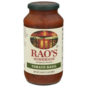 Raos Tomato Basil 12/24 Oz [UNFI #38501]