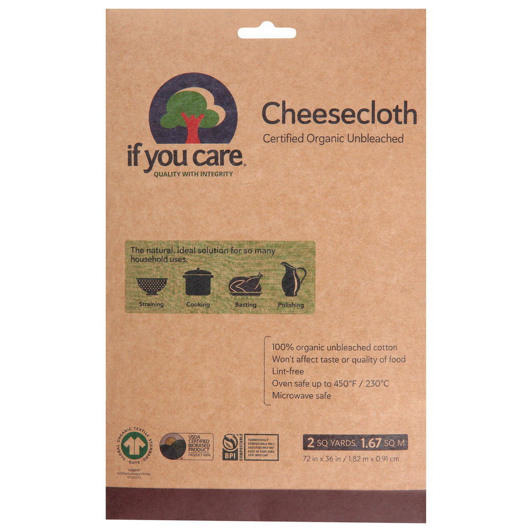 If You Care Cheesecloth Unbleached 2 Sq Yards 12/2 YD [UNFI #75613] T