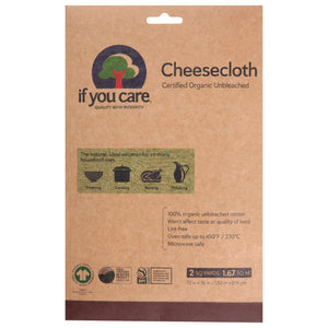 If You Care Cheesecloth Unbleached 2 Sq Yards 12/2 YD [UNFI #75613] T