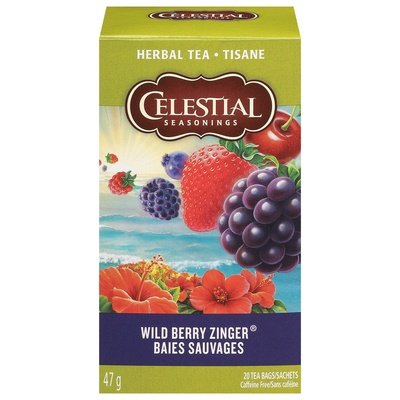 Celestial Seasonings Wild Berry Zinger 6/20 Bag [UNFI #63495]