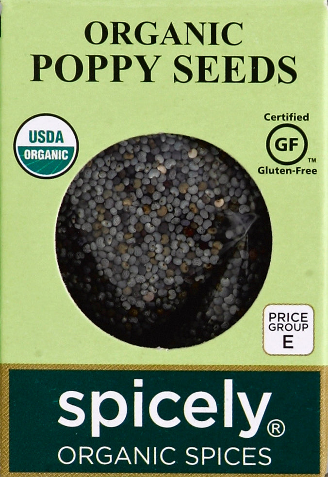 Spicely Organics Poppy Seeds 6/.4 Oz [UNFI #14566]