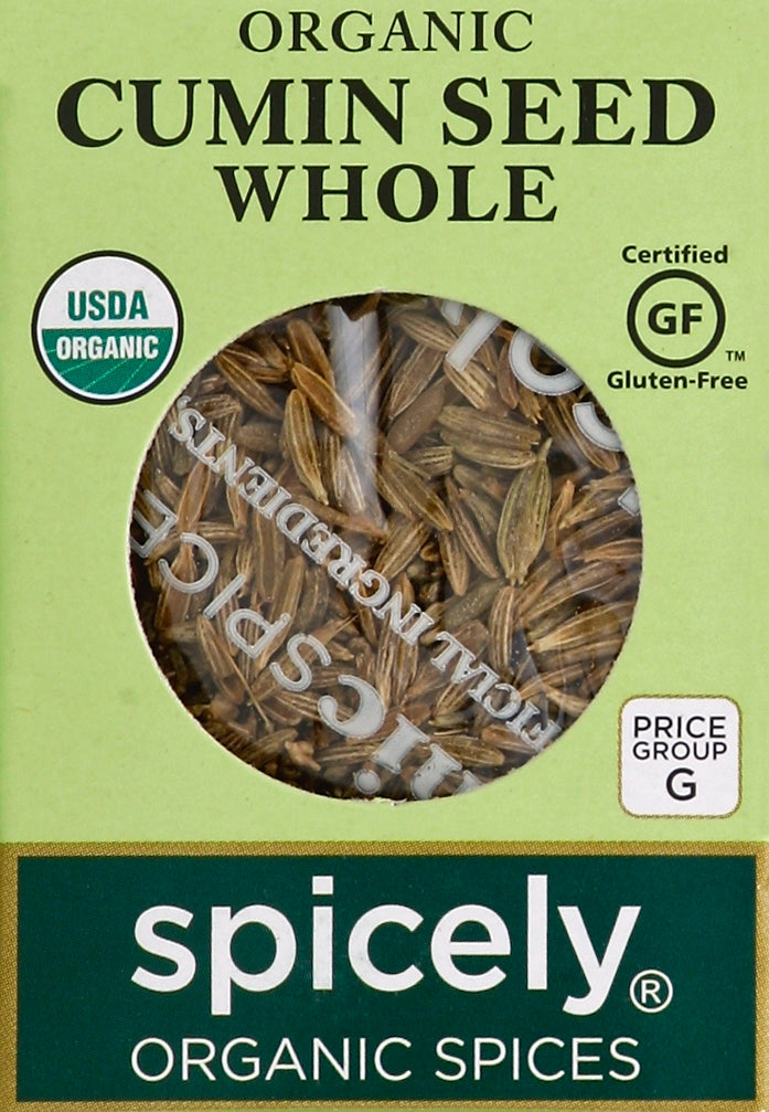 Spicely Organics Cumin Seed Whole 6/.5 Oz [UNFI #14342]