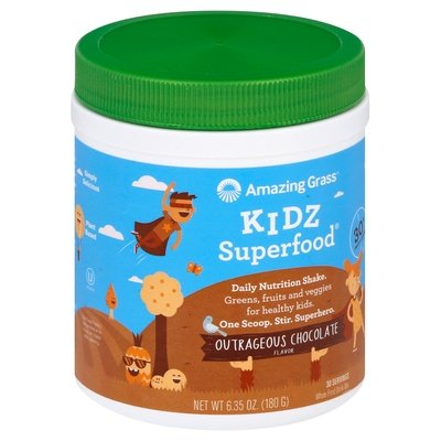 Amazing Grass Kidz Superfood Chocolate 6.35 Oz [UNFI #44240] T