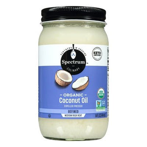 Spectrum Naturals Coconut Oil Refined 12/14 Oz [UNFI #19164]