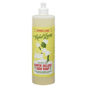 Rebel Green Peppermint & Lemon 4/16 OZ [UNFI #40778] T