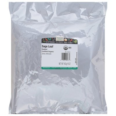 Frontier Nat Prod Co-op Sage Leaf Rubbed 1 Lb [UNFI #34291]