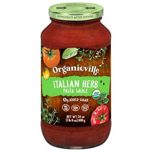 Organicville Pasta Italia Herb 6/24 Oz [UNFI #71890]