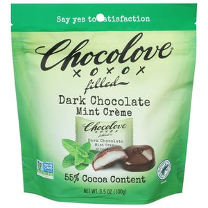 Chocolove Dark Choc Mint Creme Bites 8/3.5 Oz [UNFI #64596]