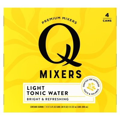 Q Drinks Q Light Tonic 6/4/7.5Oz [UNFI #58684] T