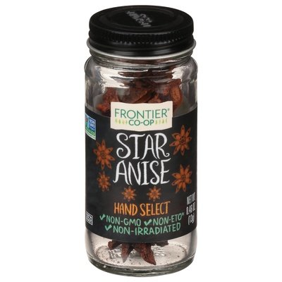 Frontier Nat Prod Co-op Star Anise Hand Select .46 Oz [UNFI #08380]