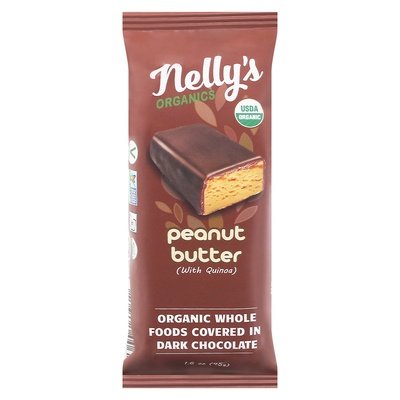 Nellys Organics Peanut Butter Quinoa Bar 9/1.6 Oz [UNFI #82988]