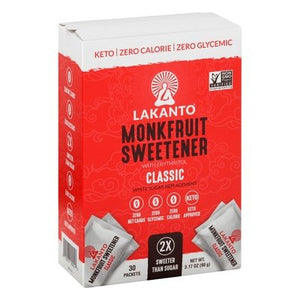 Lakanto Monkfruit Sweetener Classic 8/3.17 Oz [UNFI #10472]