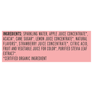 Kevita Sparkling Strawberry Lemonade 12/12 Oz [UNFI #25585] T