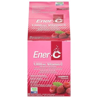 Ener-C Raspberry 1000 Mg 30 Ct [UNFI #56546] T