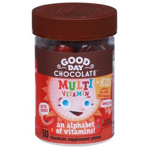Good Day Chocolate Kids Multivitamin 50 Tab [UNFI #13003] T