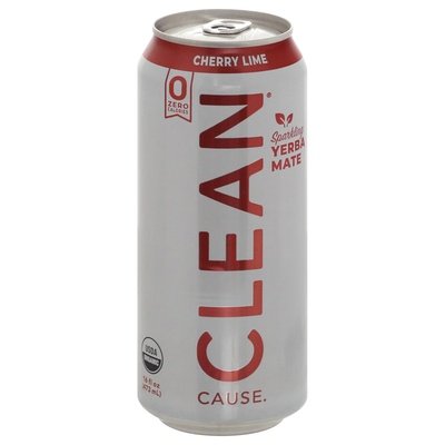 Clean Cause Cherry Lime 12/16 Oz [UNFI #62446] T