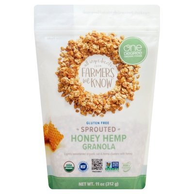 One Degree Organic Foods Honey Hemp 6/11 Oz [UNFI #18228]