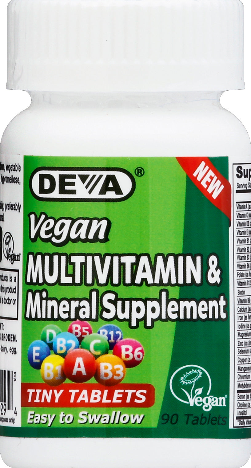 Deva Multivitamin & Mineral Tiny Tabs 90 Tab [UNFI #47036] T